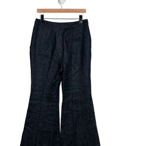 Chic Dark Blue Flared Pants